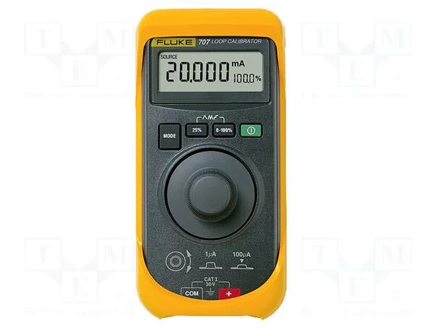 Meter: calibrator; loop; VDC: 1mV÷28V; I DC: 0.001÷24mA FLUKE FLK-707