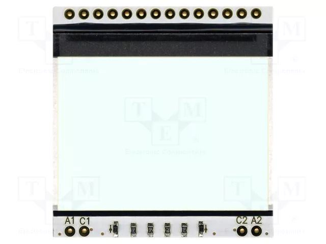 Backlight; LED; 39x41x2.7mm; white DISPLAY VISIONS EALED39X41-W