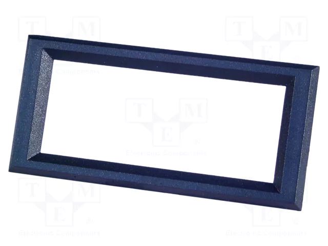 Frontal bezel; Dim: 91x36.4mm; 75x24.2mm; ABS; Colour: black DISPLAY VISIONS EA017-9UKE