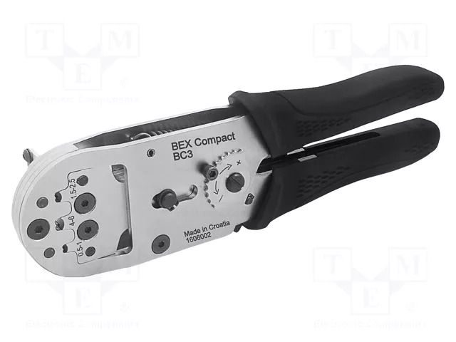 Tool: for crimping; non-insulated terminals; 20AWG÷10AWG; 198mm BEX BEX-BC3