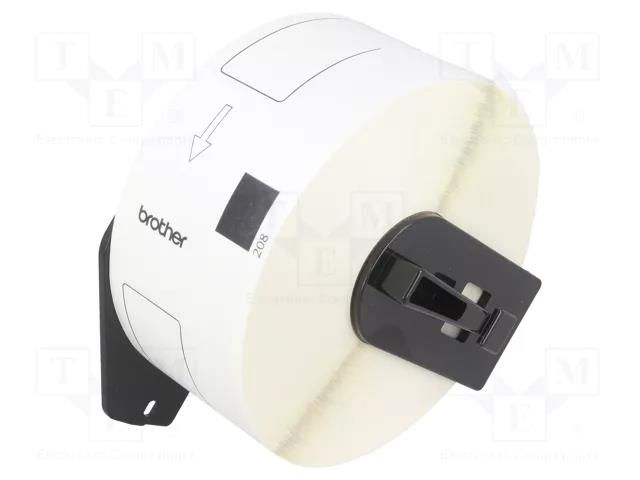 Label; 38mm; 90mm; white; Character colour: black; self-adhesive BROTHER BR-DK11208