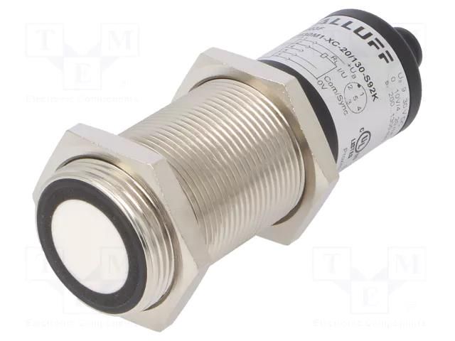Sensor: ultrasonic; straight; Range: 200÷1300mm; Usup: 9÷30VDC BALLUFF BUS003F