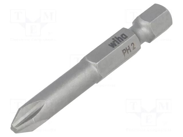 Screwdriver bit; Phillips; PH2; Overall len: 50mm; PROFESSIONAL WIHA WIHA.33704