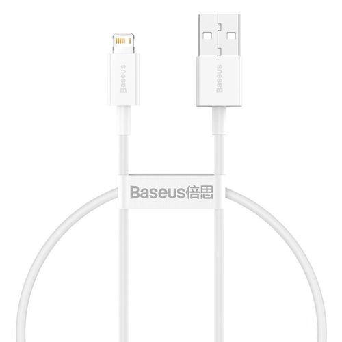 Baseus Superior USB - Lightning cable 2.4A 0.25 m White (CALYS-02), Baseus 6953156205390 6953156205390