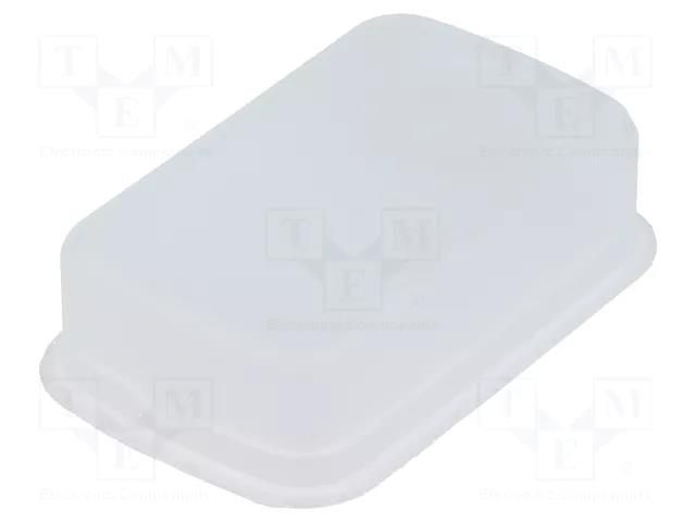 Cover; 22mm; Harmony XB4; Ø22mm; transparent; silicone SCHNEIDER ELECTRIC ZBA708