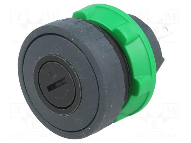 Fuse holder; 22mm; black; -40÷70°C; IP20; Harmony XB5 SCHNEIDER ELECTRIC XB5DT1S