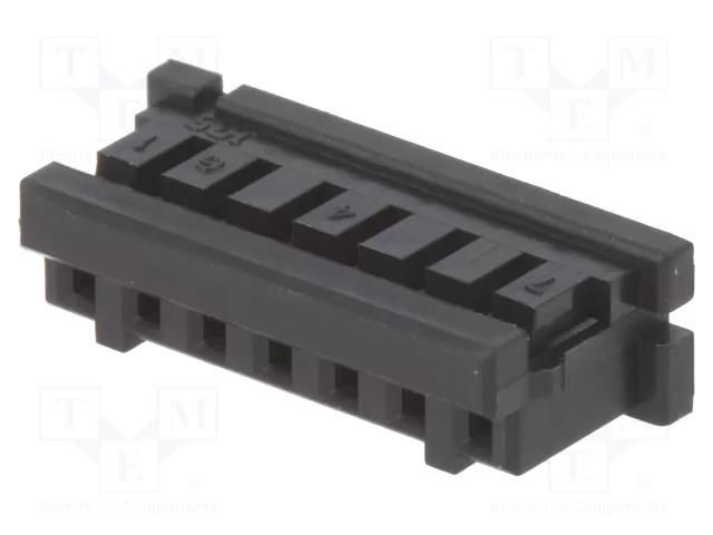 Connector: wire-wire/PCB; plug; female; PIN: 7; SignalBee; straight HIROSE DF3-7S-2C
