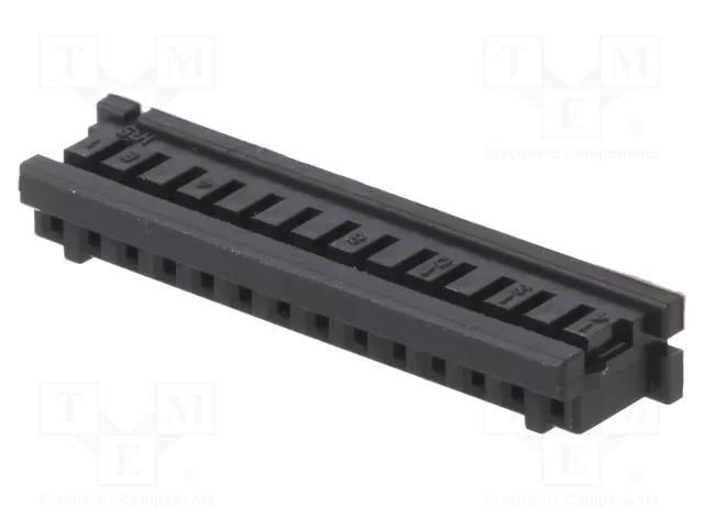 Connector: wire-wire/PCB; plug; female; PIN: 14; SignalBee; 2mm HIROSE DF3-14S-2C