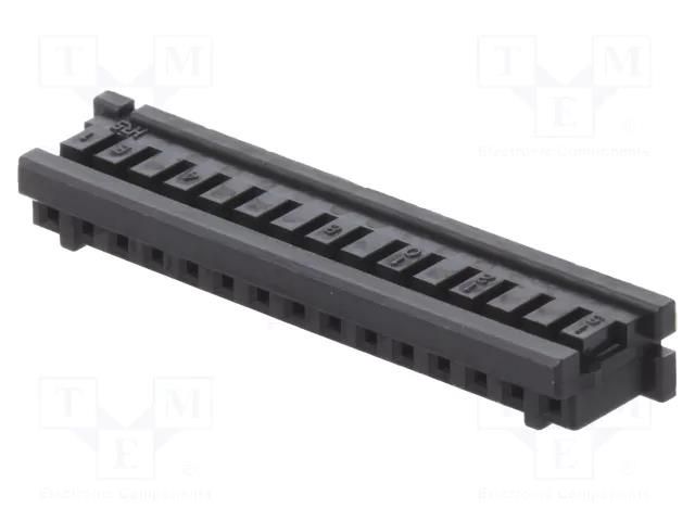 Connector: wire-wire/PCB; plug; female; PIN: 15; SignalBee; 2mm HIROSE DF3-15S-2C