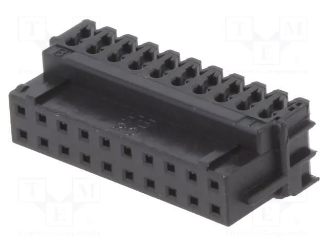 Connector: wire-wire/PCB; plug; female; PIN: 20; DF11; Pitch: 2mm HIROSE DF11-20DS-2R26-05