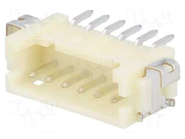 Connector: wire-board; socket; male; DF13; 1.25mm; PIN: 6; SMT; 1x6 HIROSE DF13A-6P-1.25H-75