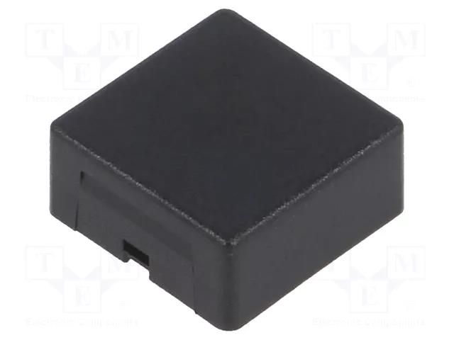 Button; 15x15mm; square; black; AML; Application: AML HONEYWELL AML51-C10K