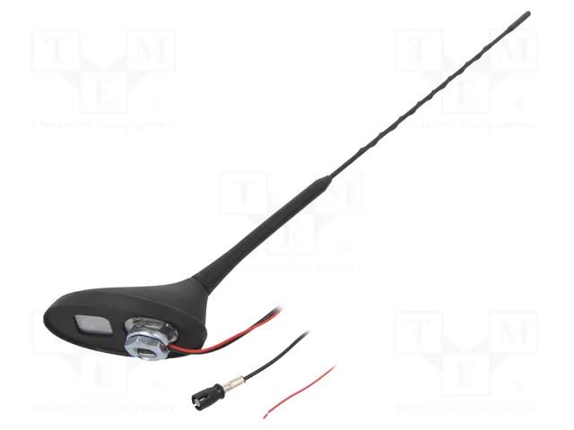 Antenna; car top; 0.4m; AM,FM; Citroën,Peugeot,Toyota; 1.2m; 75Ω 4CARMEDIA ANT.57