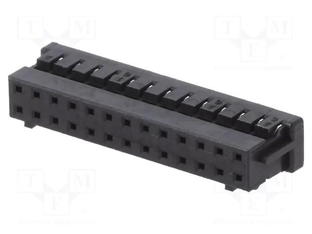 Connector: wire-wire/PCB; plug; female; PIN: 26; SignalBee; 2mm HIROSE DF11-26DS-2C