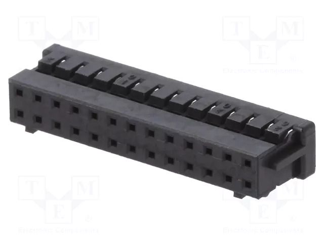 Connector: wire-wire/PCB; plug; female; PIN: 26; SignalBee; crimped HIROSE DF11-26DS-2C