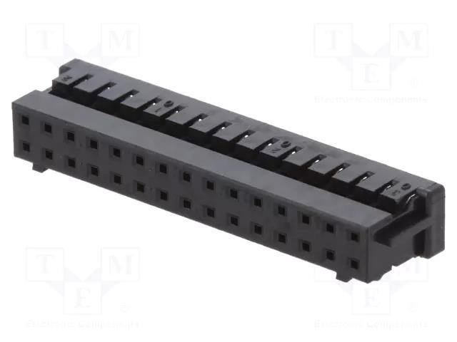 Connector: wire-wire/PCB; plug; female; PIN: 30; SignalBee; 2mm HIROSE DF11-30DS-2C