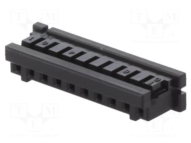 Connector: wire-wire/PCB; plug; female; PIN: 10; SignalBee; 2mm HIROSE DF3-10S-2C