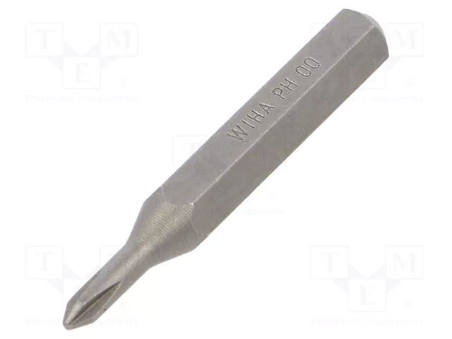 Screwdriver bit; Phillips; PH00; Overall len: 28mm; MICRO WIHA WIHA.40610