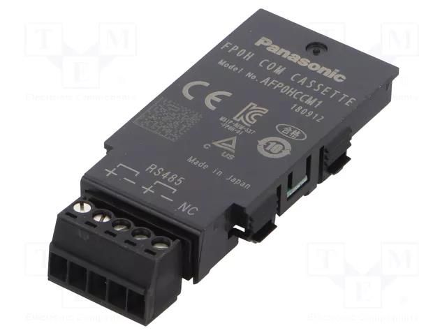 Module: communication; FP0H; 59.3x25.5x10.1mm; Interface: RS485 PANASONIC AFP0HCCM1