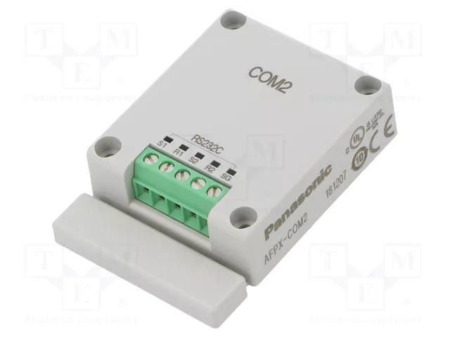 Module: communication; FP-X; Interface: RS232C x2 PANASONIC AFPXCOM2J