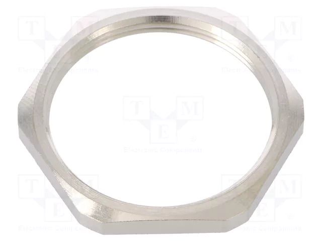 Nut; M40; brass; Thk: 4.5mm; Spanner: 45mm; Thread: metric; Pitch: 1.5 HUMMEL HUMMEL-1161400050