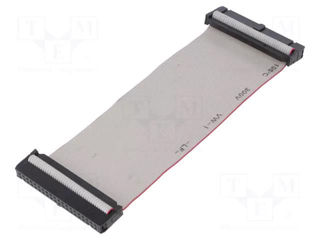 Ribbon cable with IDC connectors; Tape ph: 1.27mm; 0.3m AMPHENOL FC40300-S