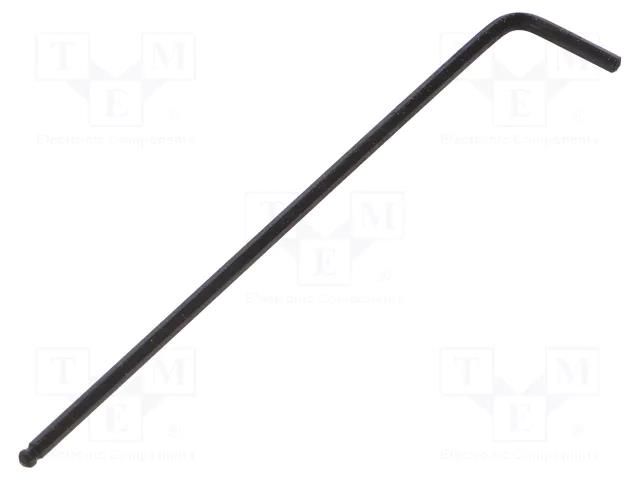 Wrench; hex key,spherical; HEX 2.5mm; Overall len: 113mm WIHA WIHA.03869