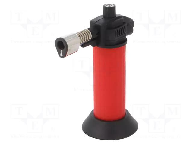 Burner: gas; 1300°C; 15ml; piezoelectric lighter A-HOT PAL-806