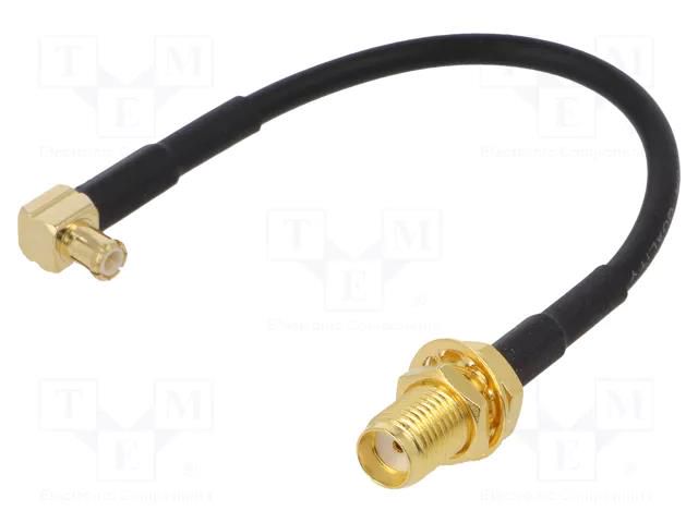 Cable; 100mm; MCX male,SMA female; angled,straight JC Antenna AD.ANT.015