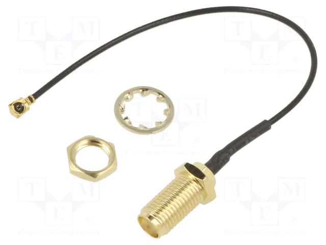 Cable; 150mm; IPEX female angled,SMA female; angled,straight JC Antenna AD.ANT.021.2