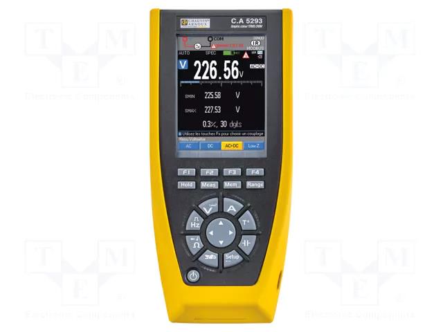 Digital multimeter; USB; colour,LCD; (100000); 5x/s; True RMS CHAUVIN ARNOUX CA-5293