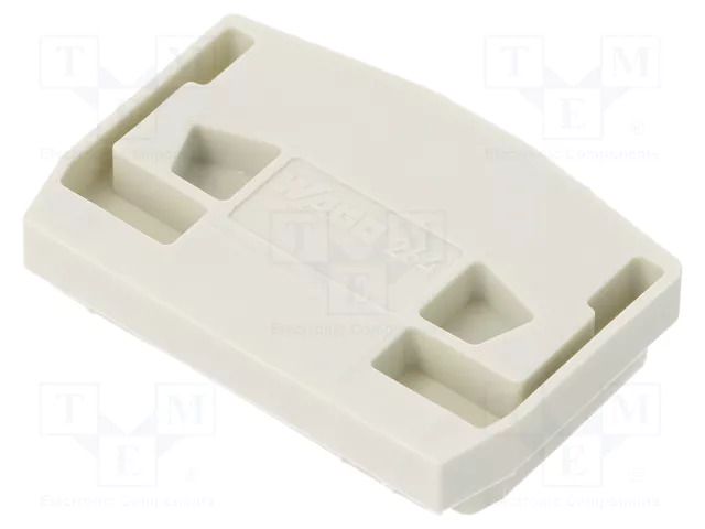 End plate; light grey; 264 WAGO 264-373