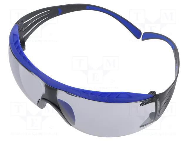 Safety spectacles; Lens: grey; Classes: 1; Resistance to: UV rays 3M 3M-7100185289