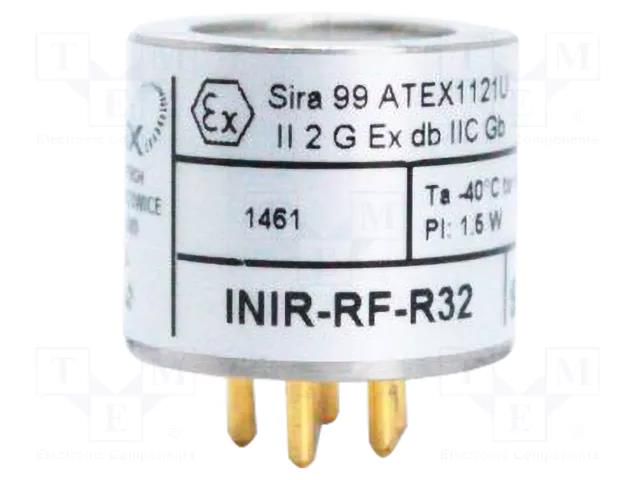Sensor: gas; R32; Uoper: 3.2÷5.25V; Range: 0÷14%; -40÷75°C; INIR AMPHENOL SGX SENSORTECH INIR-RF-R32
