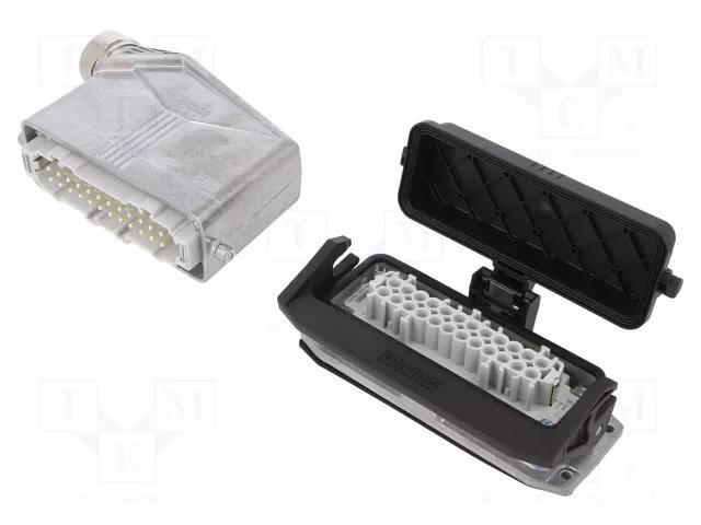 Connector: HDC; male + female; PIN: 24; 16A; 500V; HDC; 24+PE; M32 PHOENIX CONTACT HCEVOB24PTBWSCHHM
