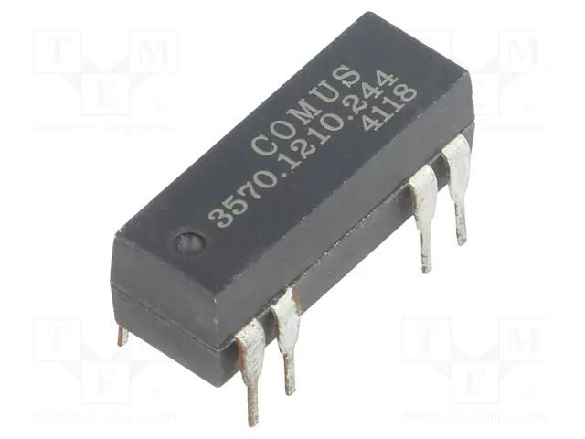 Relay: reed switch; SPST-NO; Ucoil: 24VDC; 500mA; max.150VDC; 10W COMUS 3570.1210.244