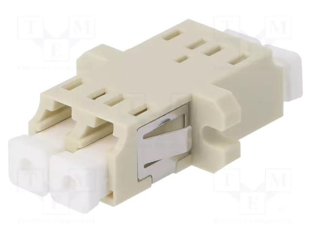 Connector: fiber optic; socket,coupler; duplex,multi mode (MM) FIBRAIN A001-LC-DX-1158