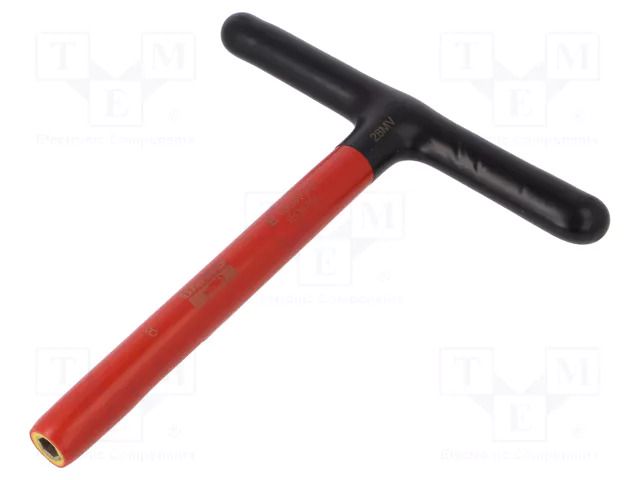 Wrench; insulated,socket spanner; HEX 8mm; tool steel; L: 200mm BAHCO SA.28MV-8