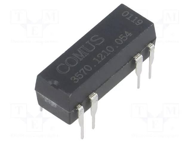 Relay: reed switch; SPST-NO; Ucoil: 5VDC; 500mA; max.150VDC; 10W COMUS 3570.1210.054