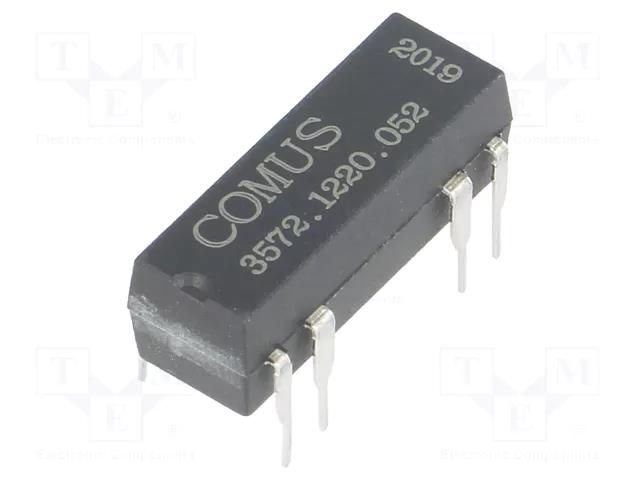 Relay: reed switch; DPST-NO; Ucoil: 5VDC; 500mA; max.150VDC; 10W COMUS 3572.1220.052