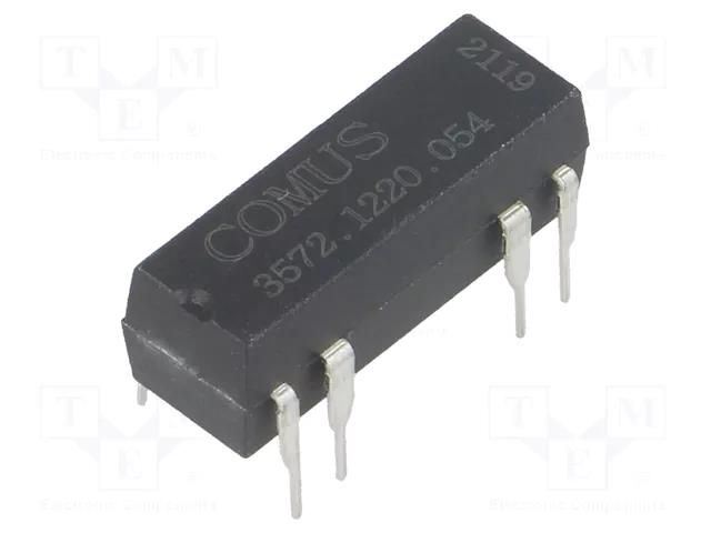 Relay: reed switch; DPST-NO; Ucoil: 5VDC; 500mA; max.150VDC; 10W COMUS 3572.1220.054