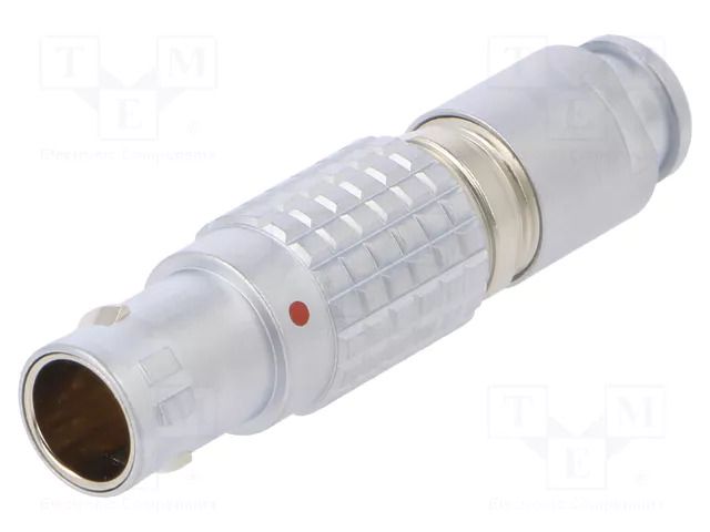 Connector: circular; 1B; plug; male; PIN: 8; soldering; for cable; 5A LEMO FGA.1B.308.CLAD52Z