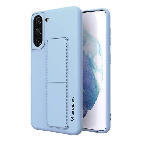 Wozinsky Kickstand Case Silicone Stand Cover for Samsung Galaxy S21 + 5G Light Blue, Wozinsky 5907769317460 5907769317460