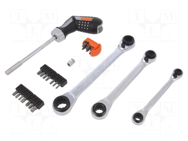 Kit: for assembly work; 25pcs. BAHCO SA.808050P-25