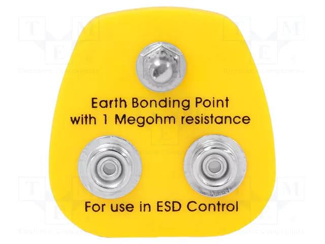 Earthing plug; ESD; 1MΩ ANTISTAT ATS-070-0016F
