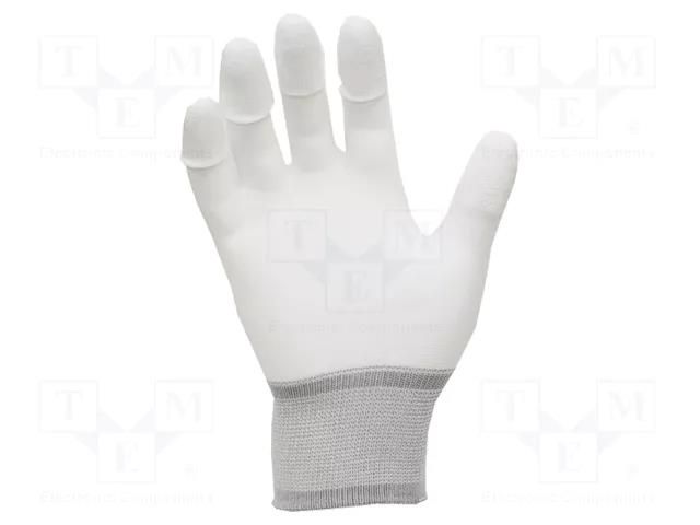 Protective gloves; ESD; S; 10set; polyamide; <100MΩ ANTISTAT ATS-109-0920