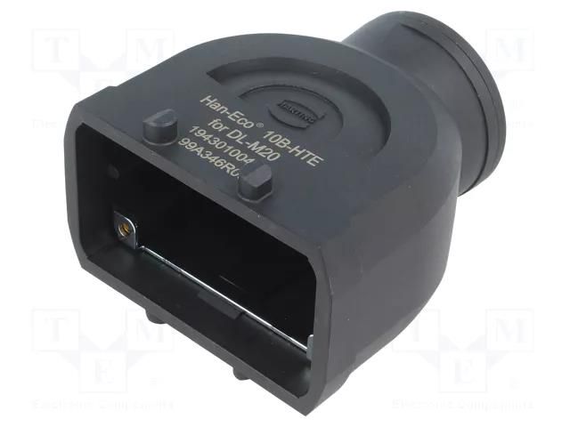 Enclosure for connectors: HDC; size 10B; for cable; Han-Eco® B HARTING 19430100425
