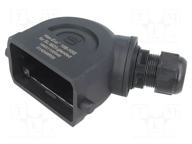 Enclosure for connectors: HDC; IP66; for cable; Han-Eco® B; M25 HARTING 19431100546