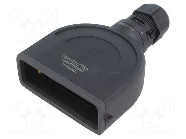 Enclosure for connectors: HDC; size 16A; for cable; Han-Eco® A HARTING 19461160446