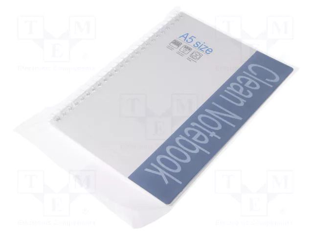 Office supplies: notebook; cleanroom; Size: A5; ESD ANTISTAT ATS-600-2009